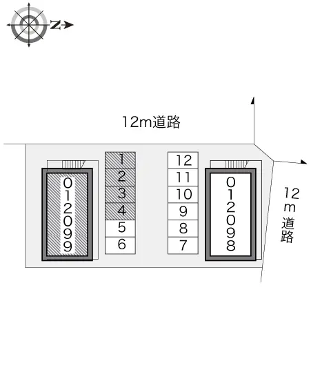 ★手数料０円★犬山市富岡新町　月極駐車場（LP）